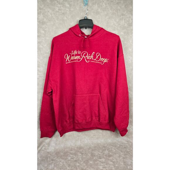 Longaberger Basket Warm Rich Deep Sweatshirt Hoodie Homestead Clothing - Picture 1 of 3